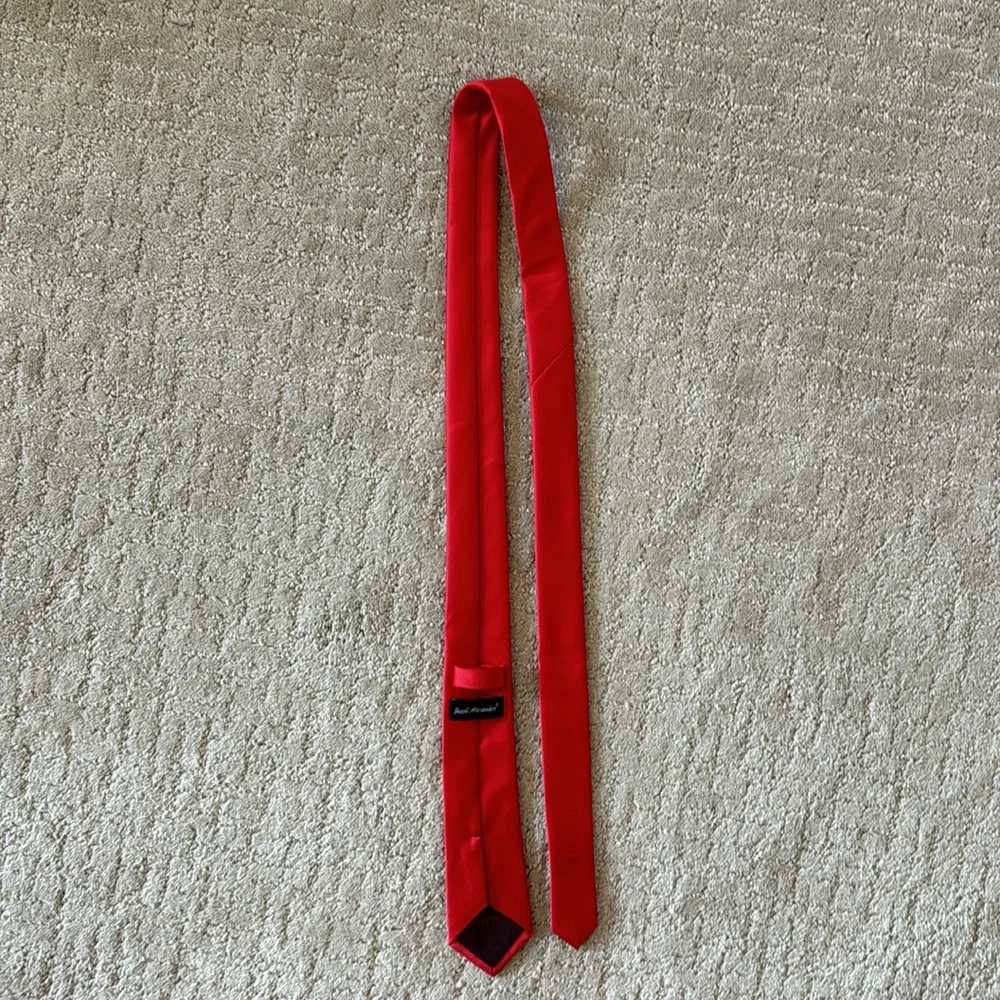 Red youth boy tie | Jacob Alexander